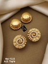 Fancy Micro Ad Tops Gold Earrings Catalog